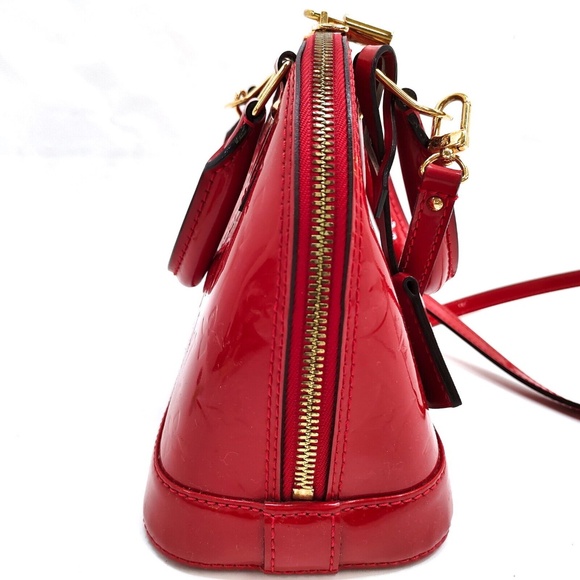 LOUIS VUITTON - Alma BB Red Vernis R992 - Picture 2 of 7